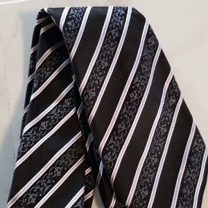 Gianfranco Ferre gorgeous black tiemade in Italy